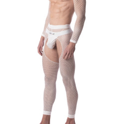 Barcode Berlin Legging Filet Cacci Blanc